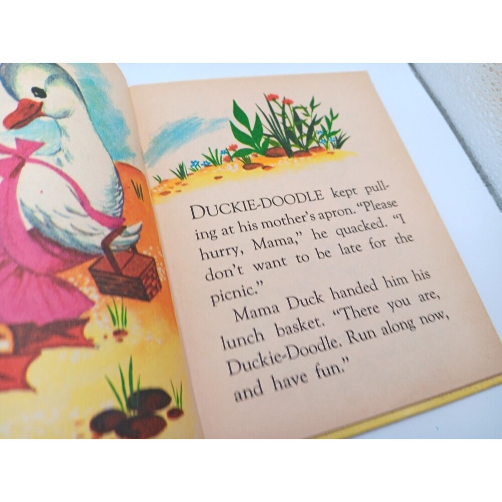 1956 LITLE DUCKLING by HELEN WING A Rand Mcnally Jr Elf CHILDREN'S BOOK - Picture 7 of 9